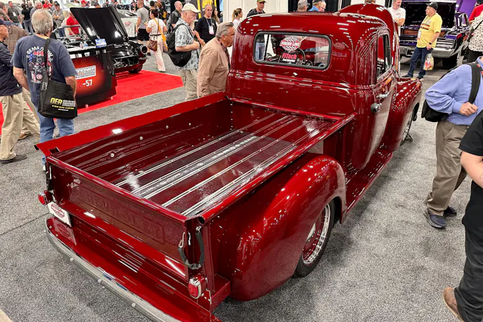 1951 Chevy 3100 Pickup Back View